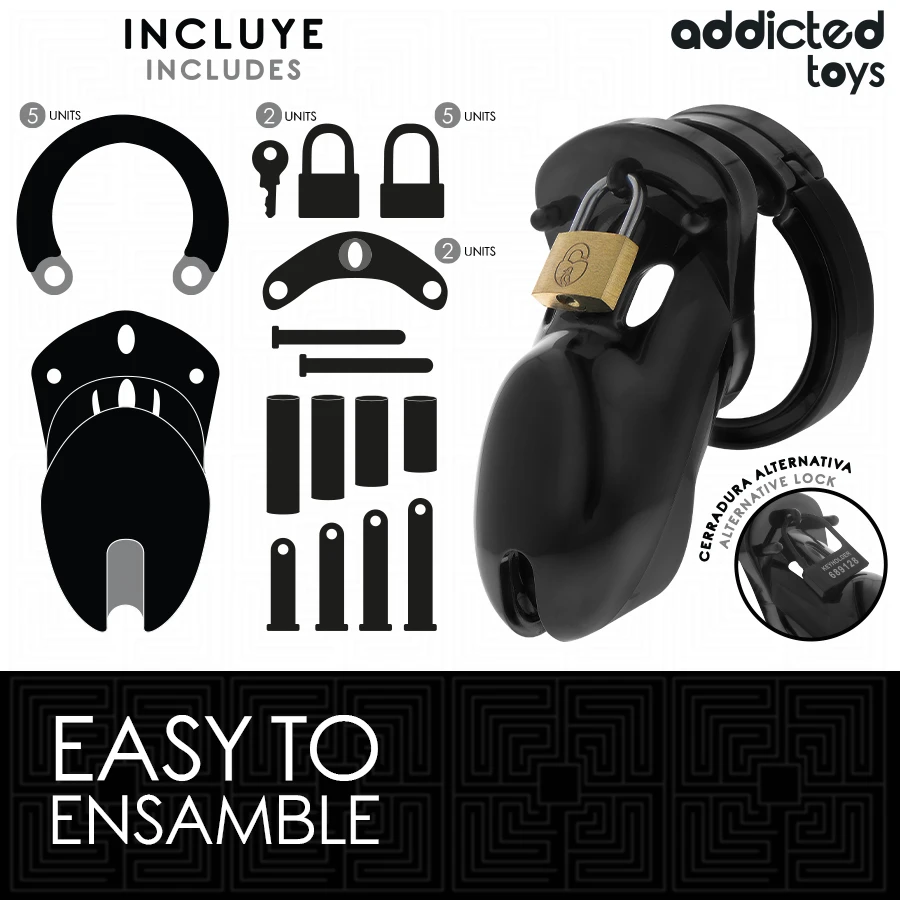 ADDICTED TOYS LOCKED - FORBIDDEN VAULT PENIS CAGE 10 CM